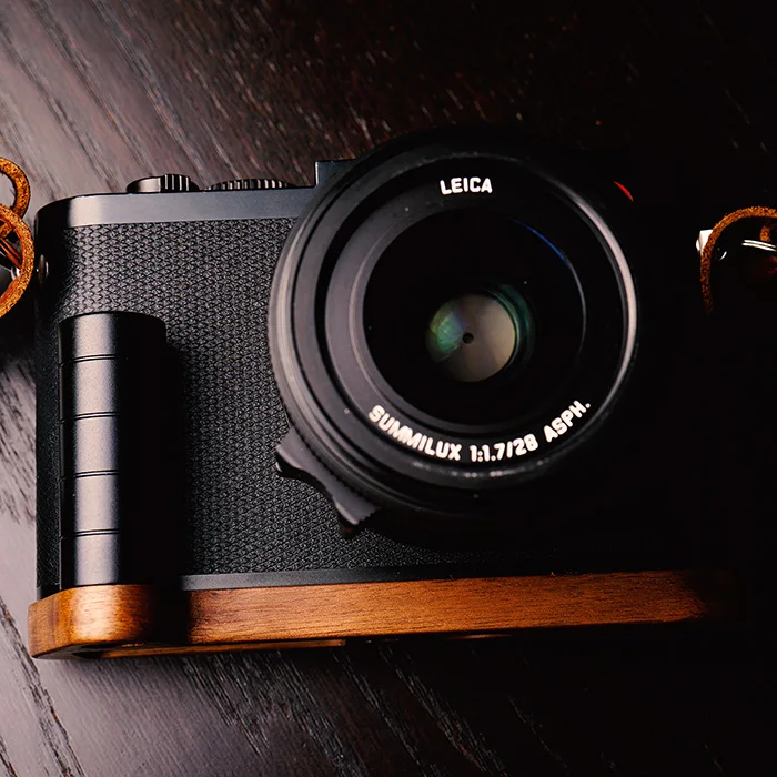 

Original Walnut Wooden Quick Release L Plate / L Bracket Hand Grip Holder Fit For leica Q Series