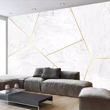 Beibehang пользовательские обои 3d стерео Фото Фреска скандинавские высокого класса атмосферного мрамора золотой текстуры геометрический фон обои