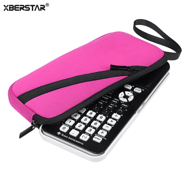 Мягкий чехол для переноски XBERSTAR для Texas instrums TI-84 83 89 Plus TI-Nspire CX/CX CAS Graphing Calculator Bag