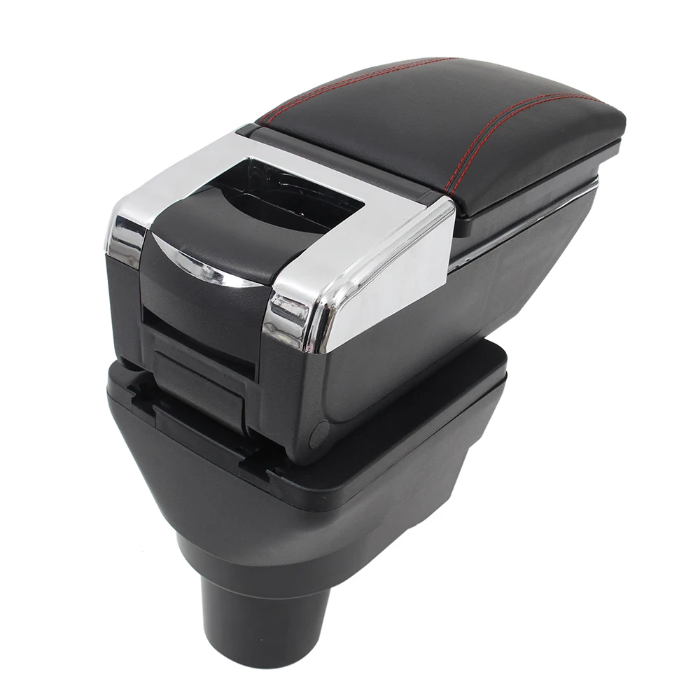 

For 2017 KIA Rio 4 Rio X-line Armrest Box Central Store Content Box Cup Holder Ashtray Interior Car-styling Accessories