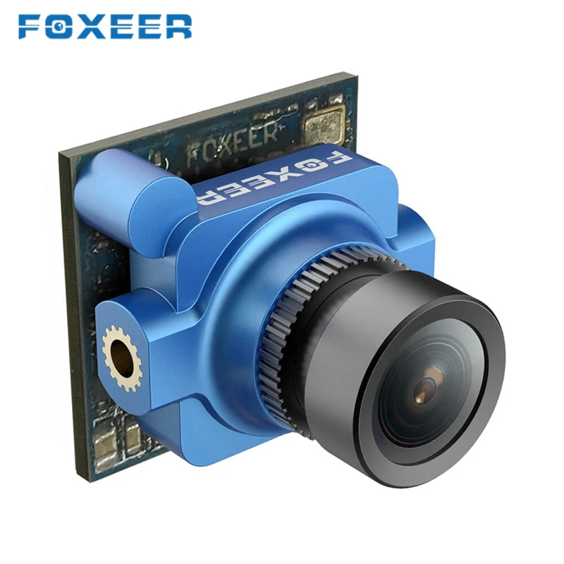 

Original Foxeer Arrow Micro V2 2.1mm 600TVL 150 Degree 1/3 CCD IR Blocked FPV Camera w/ Upgraded OSD 5.5g Blue Orange Black
