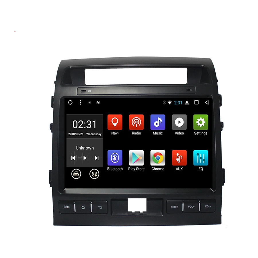 Clearance Asvegen 10.2 inch Android 6.0 Quad Core Car Radio Bluetooth GPS Navigation Multimedia Player For Toyota LAND CRUISER  2006 2