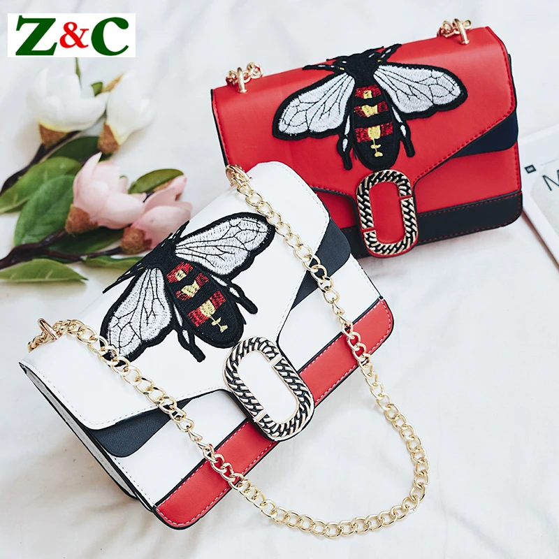 

Famous Brand Bag Women Little Bee Bag Fashion Luxury Designer Flap Handbag Casual Chain Shoulder Messenger Bags Newest Sac Femme