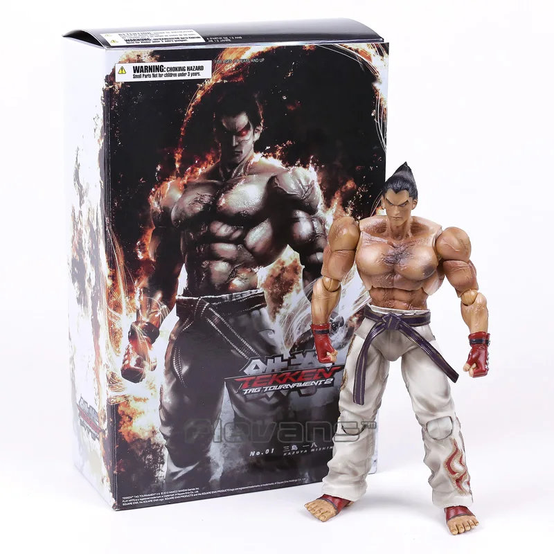 

Tekken Tag Tournament 2 Play Arts Kai Mishima Kazuya PVC Action Figure Collection Model Toy