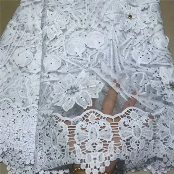 

african lace fabric 2019 high quality lace with stones nigerian tulle french lace fabric for dress african fabric 2L4-25