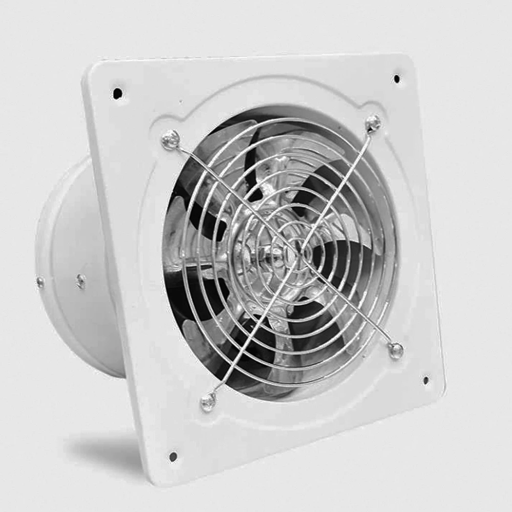 

6 Inch wall mounted axial flow fan high speed kitchen range hood home exhaust fan