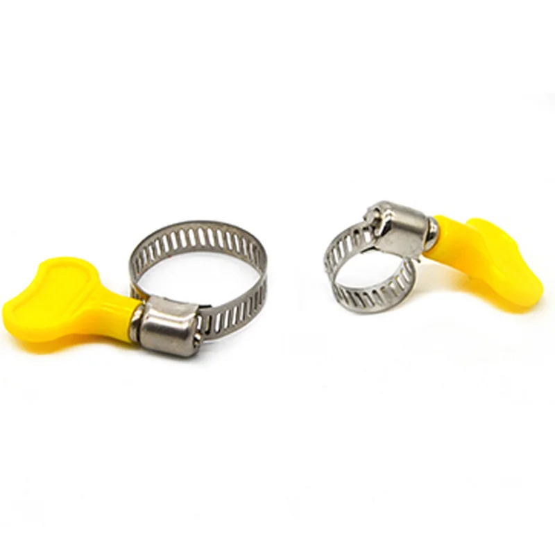 Details about   5 Pcs Homebrew Pipe Clamp Handle Stainless Steel Butterfly Hose Clamp Jc 