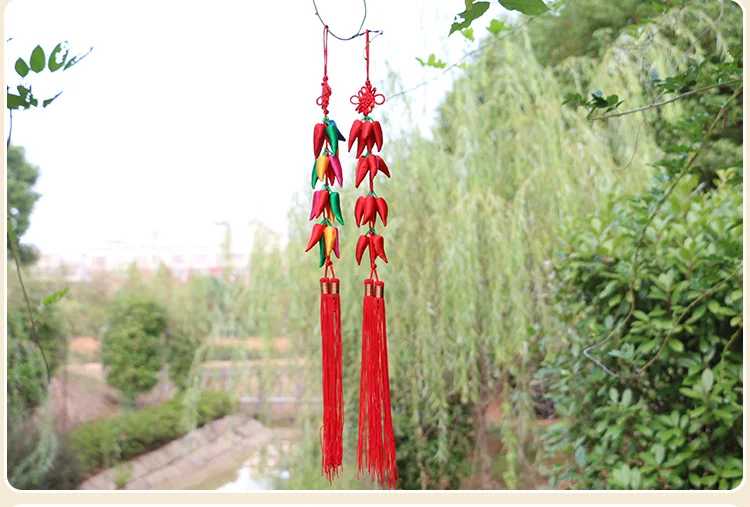 Китайский узел чили перец струна подвеска характеристика мастерство украшения Семья украшения подарки