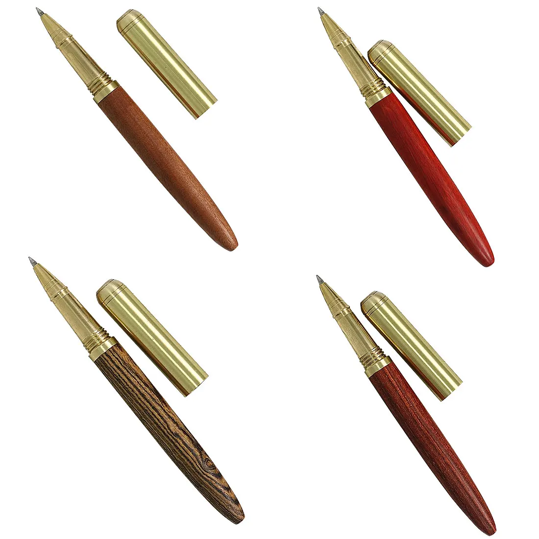FangNymph New Arrival Rosewood and Brass Gel pens High Quality Vintage