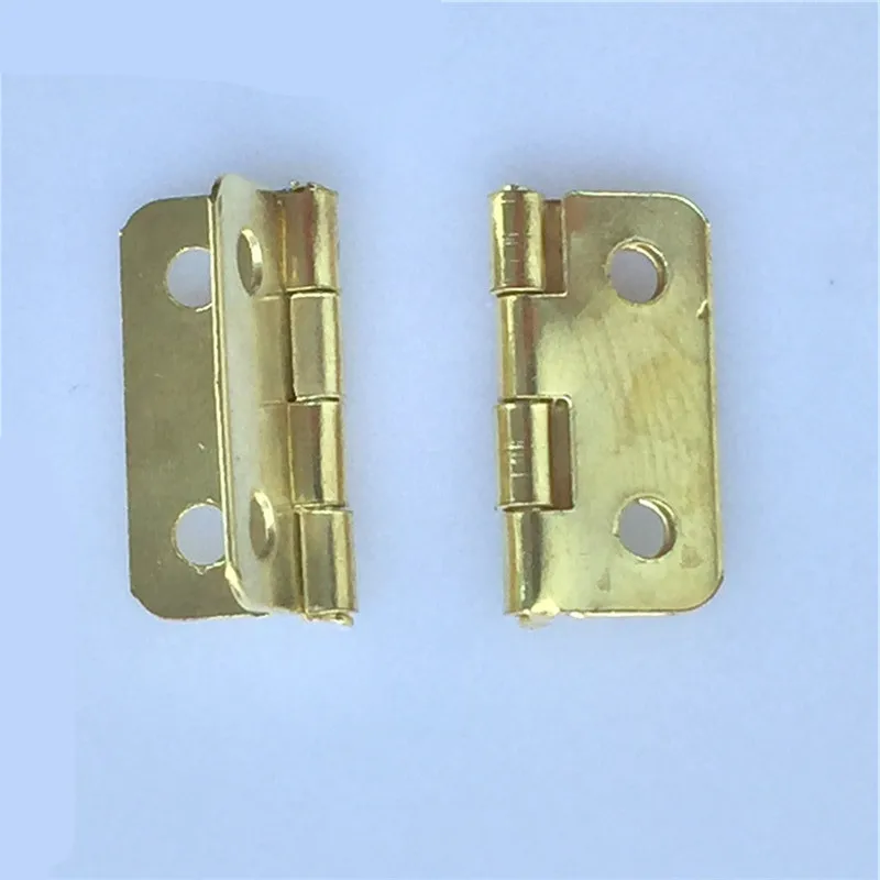 2pcs/lot J047Y Iron Material Hinges Metal Fittings 1.7*1.8cm For DIY and Wooden Box Making