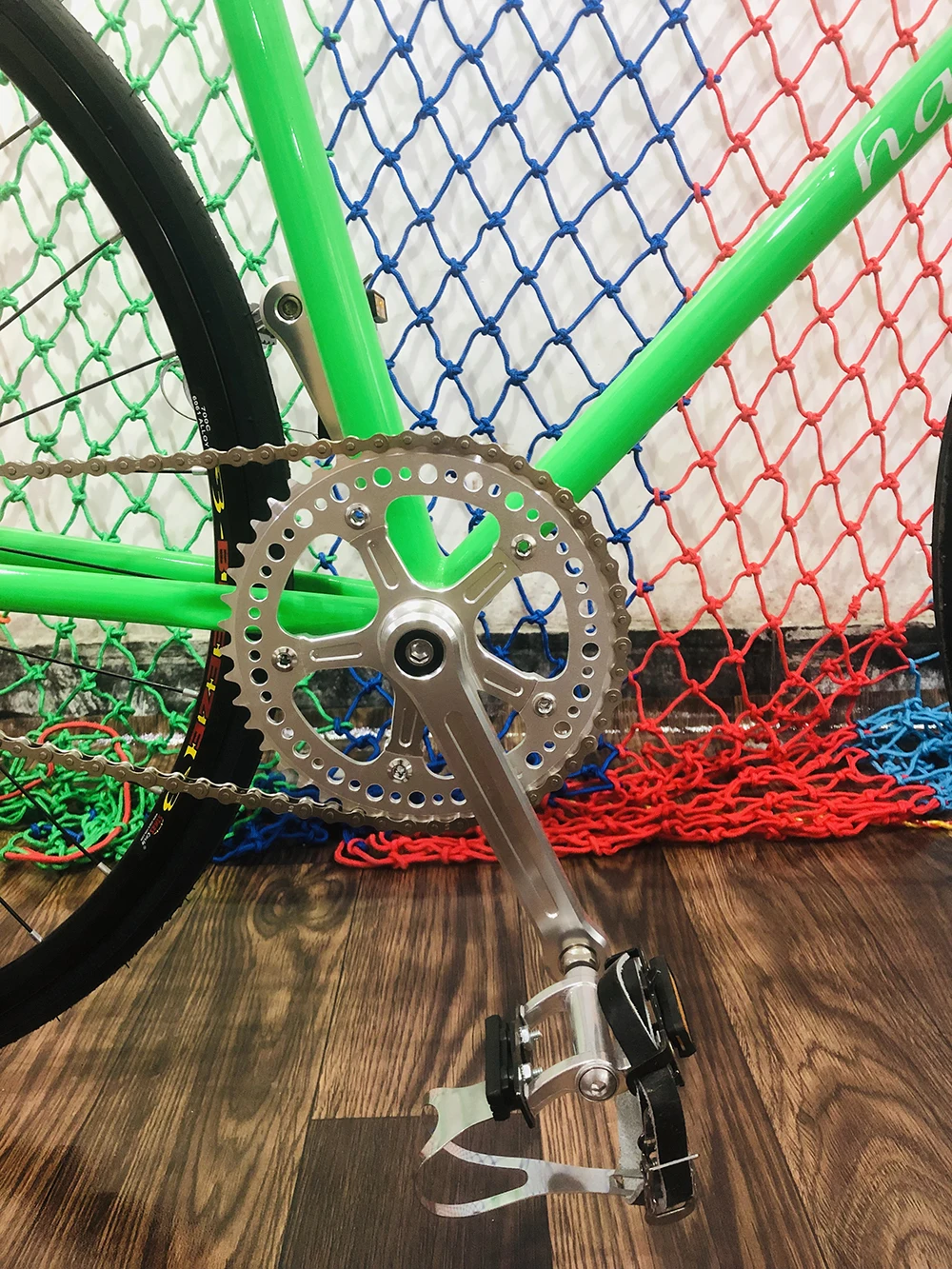 Perfect Fixed Gear bike 700C Track bicycle Single speed Bike  vintage fixie bike DIY frame 58cm 2