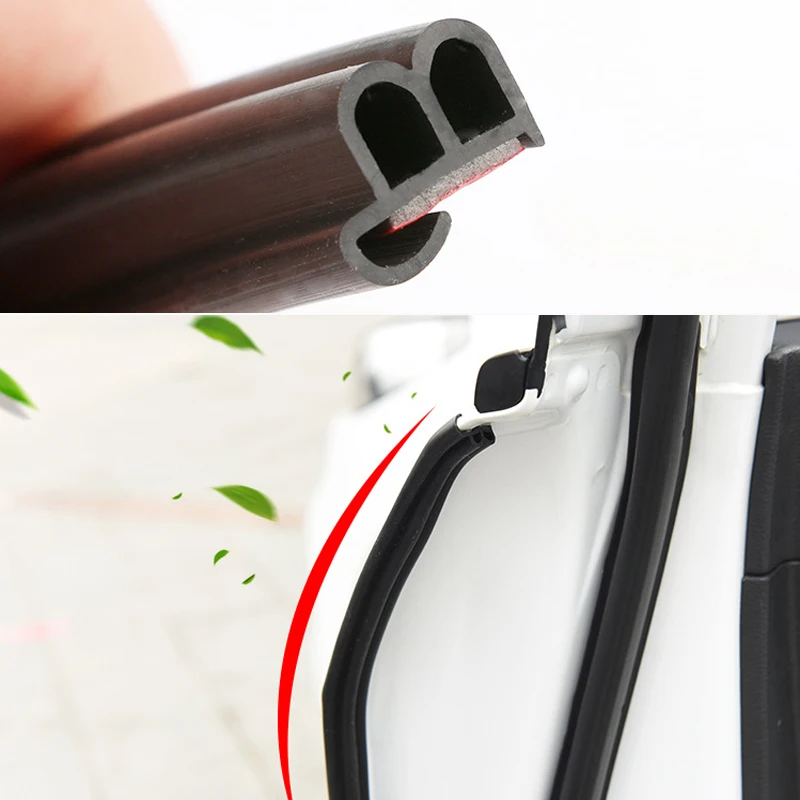 

Car Door Edge Scratch Protector Strips Auto Stickers Seal Door Mouldings Universal Car Interior Accessories Styling Sheet Steel