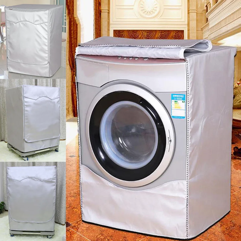 Автоматический ролик чехол для стиральной машины Пылезащитный Водонепроницаемый дышащий для дома JA55