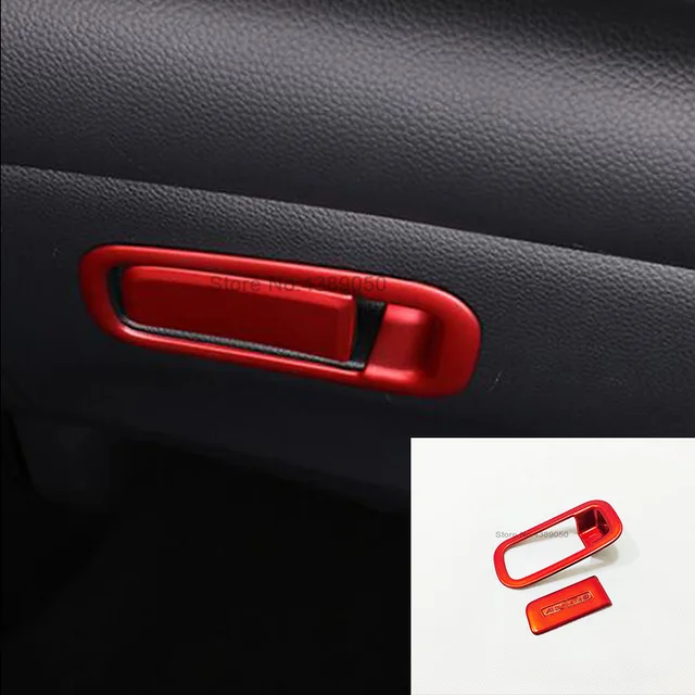 

ABS Plastic For Honda Accord 10th 2018 2019 Car copilot glove Box handle bowl Cover Trim car styling accessories 2pcs