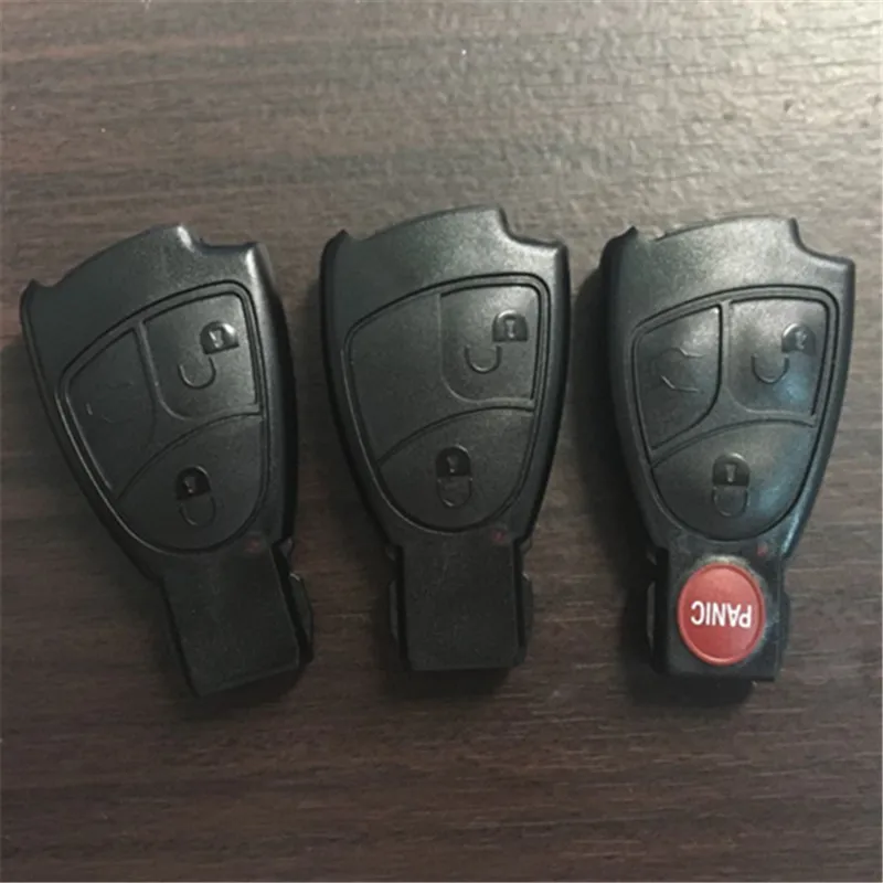 

AUTEWODE New 2 3 4 Replace Remote Key Fob Case Cover Shell fits For Mercedes Benz 1pc no battery clip no logo