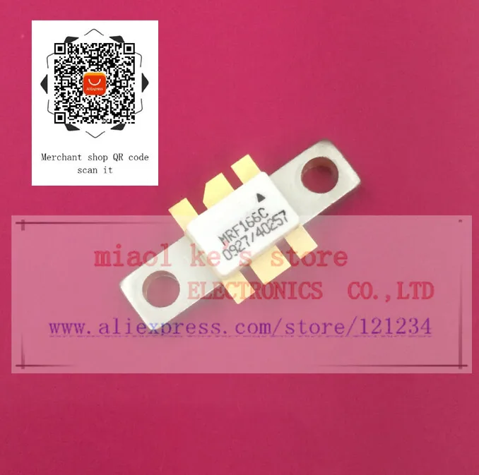 

100%Original: MRF166C mrf166c [ FET RF 4A 65V 20W 16dB 30MHz-500MHZ CSAE 319-07 ] MOSFET ORIGINAL TRANSISTOR