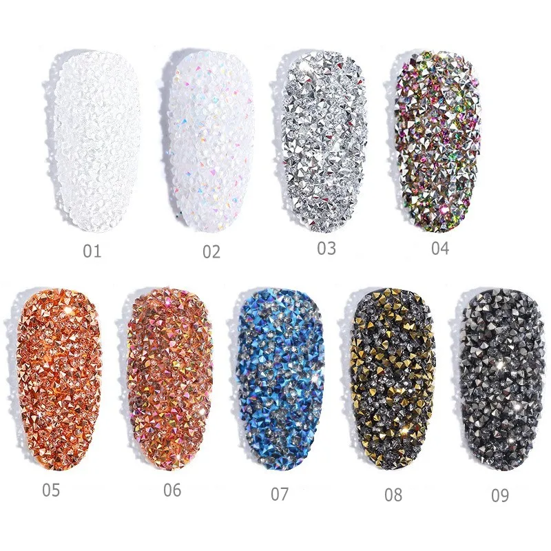 1 مربع Ab واضح صغيرة مصغرة الأظافر حجر الراين مايكرو الماس 3D مسمار الفن بريق الراين زينة كريستال الأظافر التبعي NR31 1 مربع Ab واضح صغيرة مصغرة الأظافر حجر الراين مايكرو الماس 3D مسمار الفن بريق الراين زينة كريستال الأظافر التبعي NR31