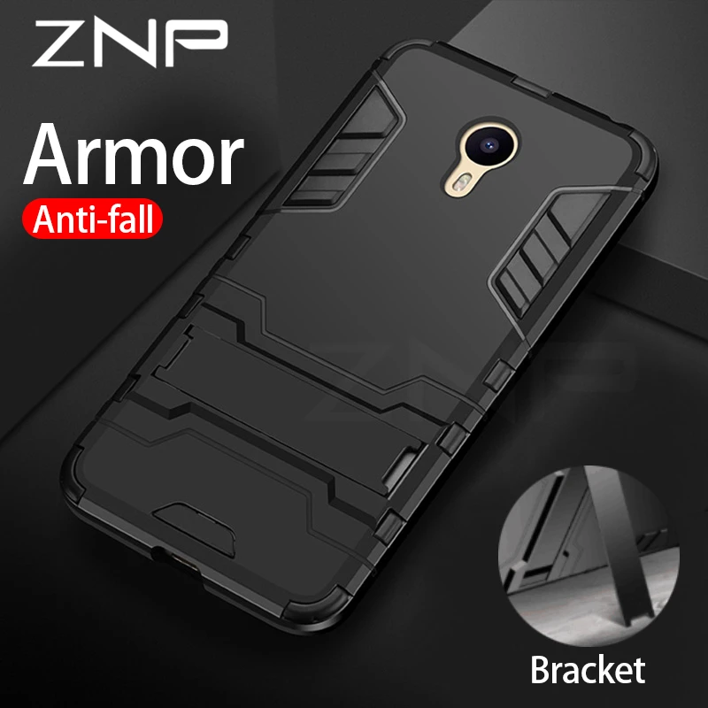 

ZNP Full Shockproof Armor Phone Case For MEIZU M5C M6 M5 Note MX6 M3S Protective Cover For MEIZU 15 Plus Pro 6 M6T U20 U10 Cases