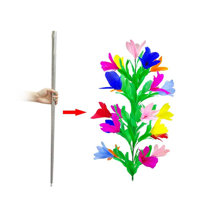 

Vanish Cane into Flower Professional Magic Tricks Props Toys Magician