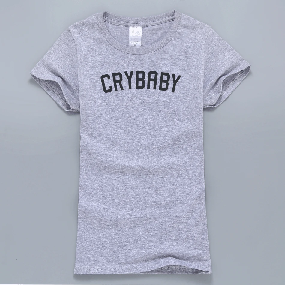 Кавайная футболка Cry Baby для женщин новинка 2019 Стильная летняя женская