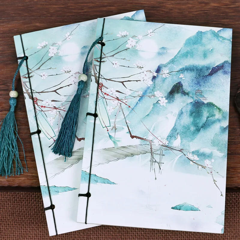 

Free shipping Represatation this tsmip classical notebook vintage stationery diary daily memos handmade China Chinese old book