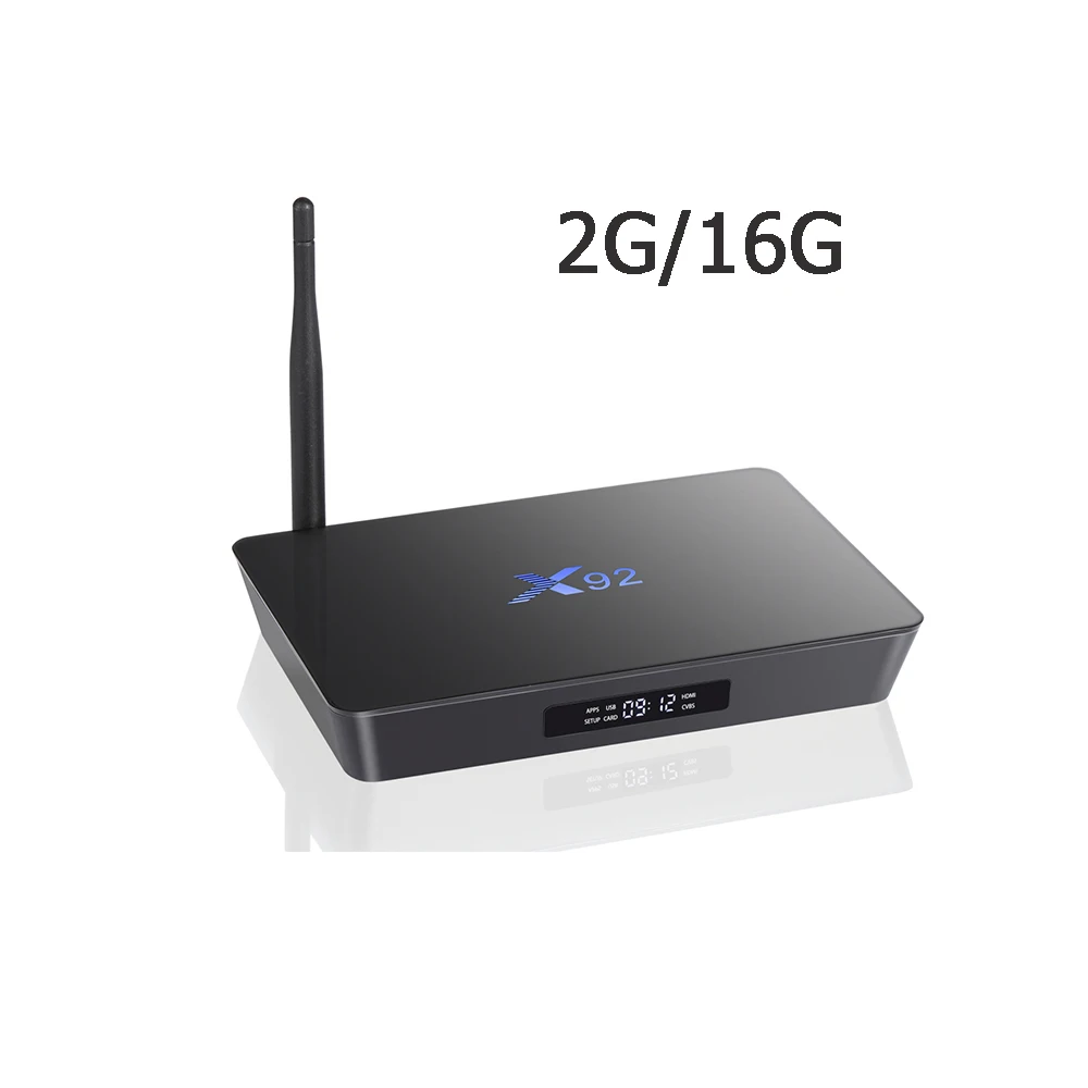 VONTAR X92 Android tv BOX 7,1 3GB 32GB Amlogic S912 Octa Core5G Wifi 4K BT4.0 H.265 Dual Wifi Google Play Youtube Smart tv BOX - Цвет: X92 2GB 16GB