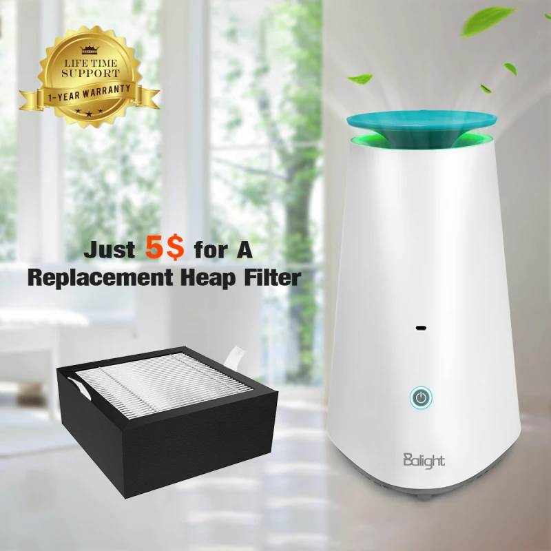 

S1 Air Purifier For Home&Travel With True Filters Portable Desktop Filter Air Purifier for Reduce Mold Odor Smoke Dust Pollenfor