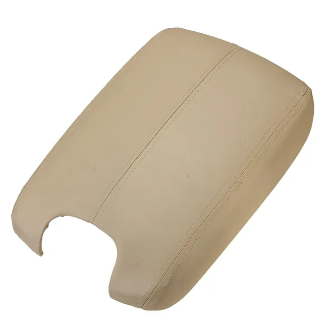 Car Console Lid Armrest + Real Leather Armrest Cover For Honda For