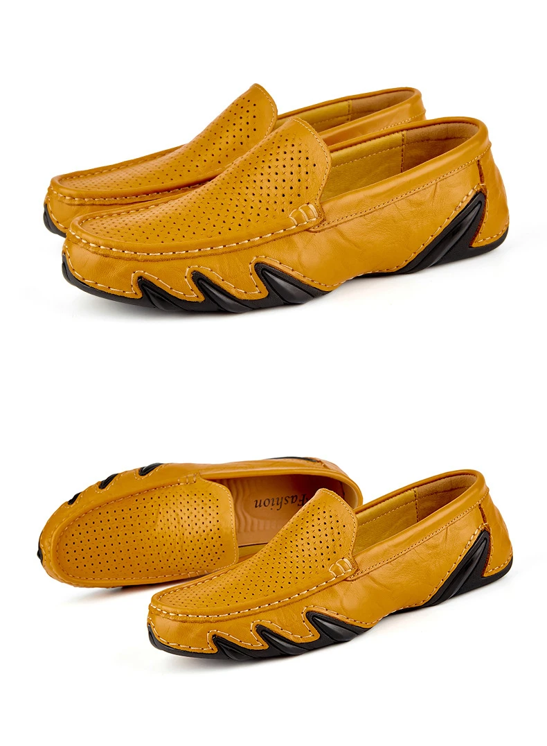 Jnngrior модные британский стиль Повседневная Мужская обувь Пояса из натуральной кожи мужские туфли без шнуровки Высокое качество открытый Обувь мужская обувь