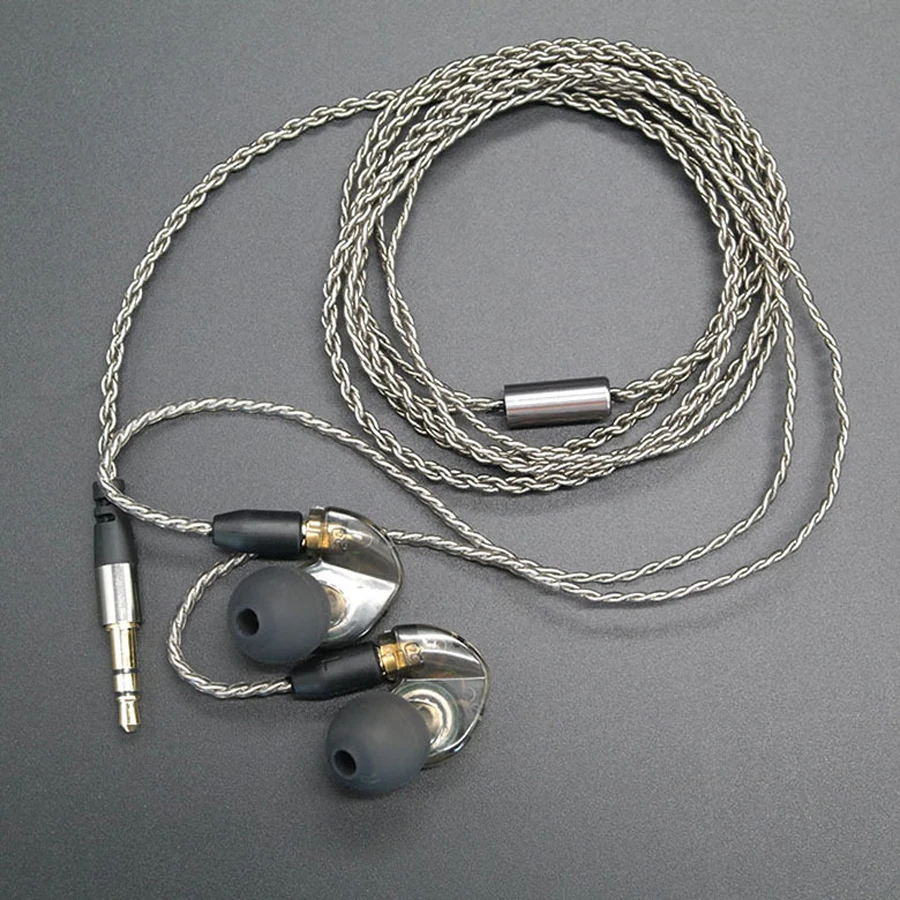 

2017 Replacement DIY MMCX In-ear Earphone Sport Music Sweat Stereo Bass Cable for Shure SE215 SE535 SE846 Headset Android IOS