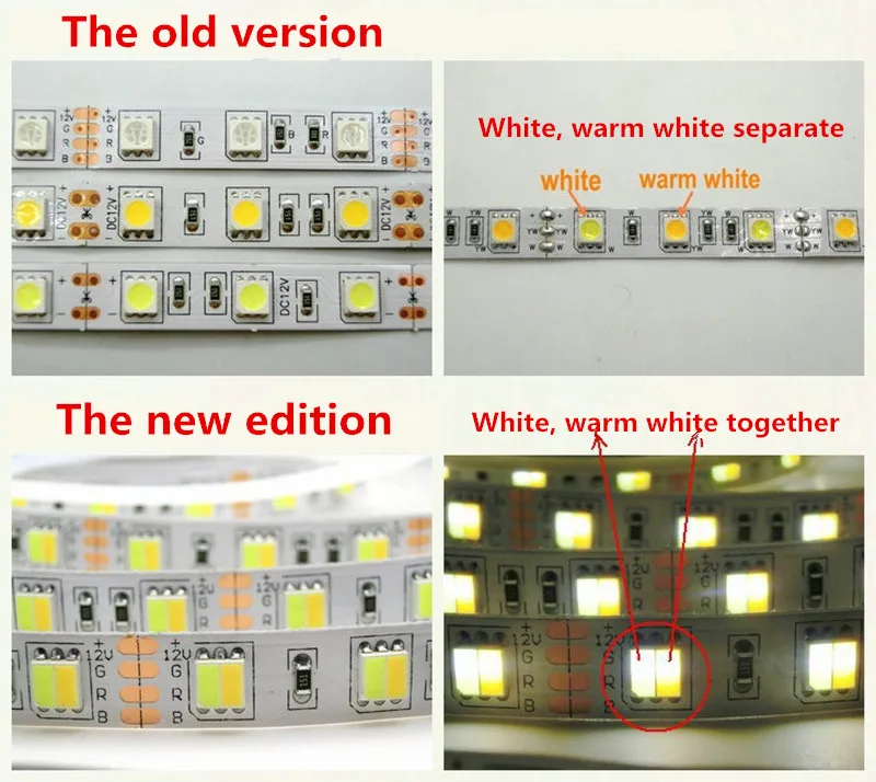 Двухцветная светодиодная лента 5050/5025 холодный белый+ теплый белый CW/WW 12 V полоса 5 M+ пульт удаленного управления, cct контроллер+ 12 V 3A блок питания