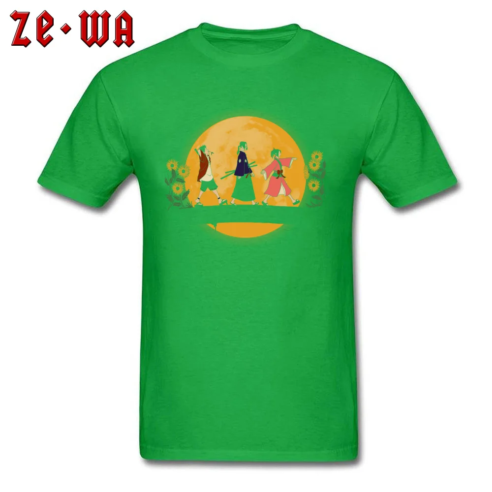 Himawari no yoru Cotton Fabric Tees for Students Summer T Shirt Slim Fit Company Crewneck Tees Short Sleeve Wholesale Himawari no yoru green
