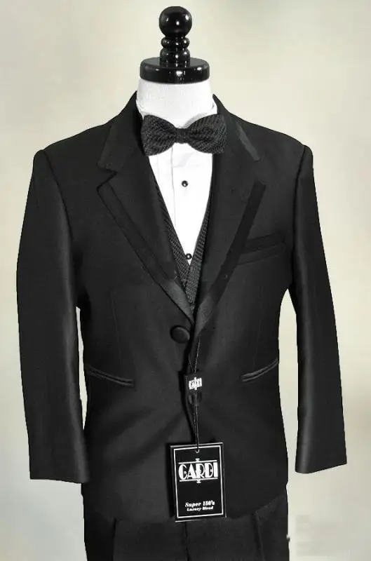 

Custom Made Size and Color Children / Boy Wedding Suit / Boys' Formal Wear Suits/Kid Boy Tuxedos For Wedding (Jacket+Pants+Tie)