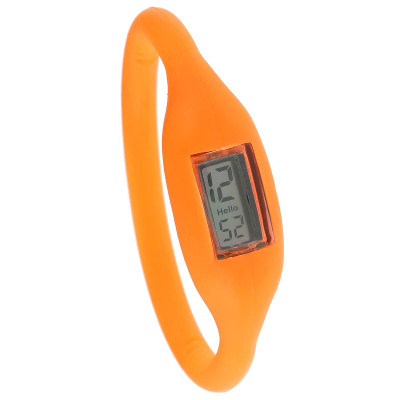 Светильник, силиконовый Ион, спортивные часы для мужчин и женщин, анион, отрицательный силиконовый Желейный каучук, мужская, Дамская мода, 3 АТМ, водостойкий B101-3 - Цвет: orange