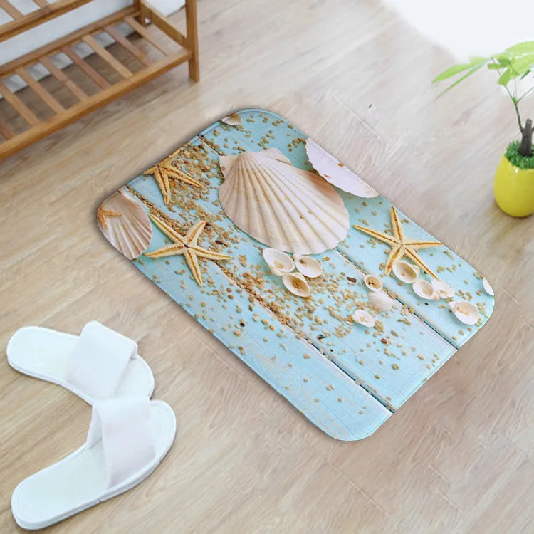 Zeegle Ocean Beach Doormats Hallway Mats Anti slip Bathroom