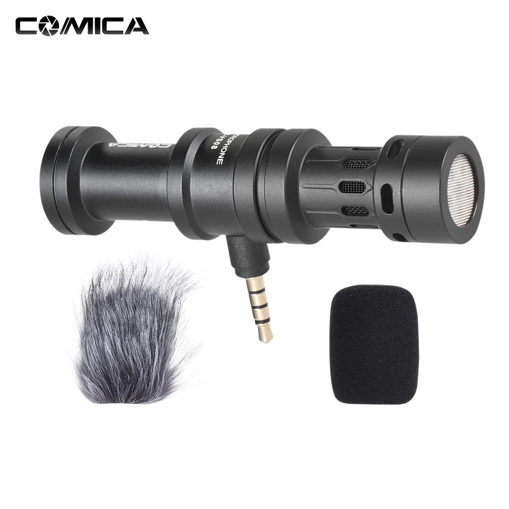 CVM VS08 Mobile phone Microphone Cardioid Directional Condenser Shotgun
