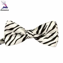 Doudoulu рисунок зебры регулируемый галстук-бабочка Свадебная вечеринка для мужчин и женщин gravata-borboleta классический галстук полиэстер галстук-бабочка мужской подарок# SS