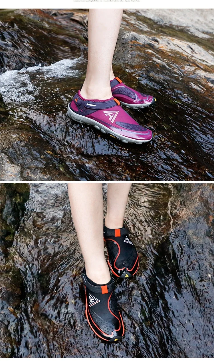 HUMTTO Men's Upstream Shoes Ultralight Breathable Quick Dry Hiking Shoes Women Outdoor Camping Wearable Sneakers