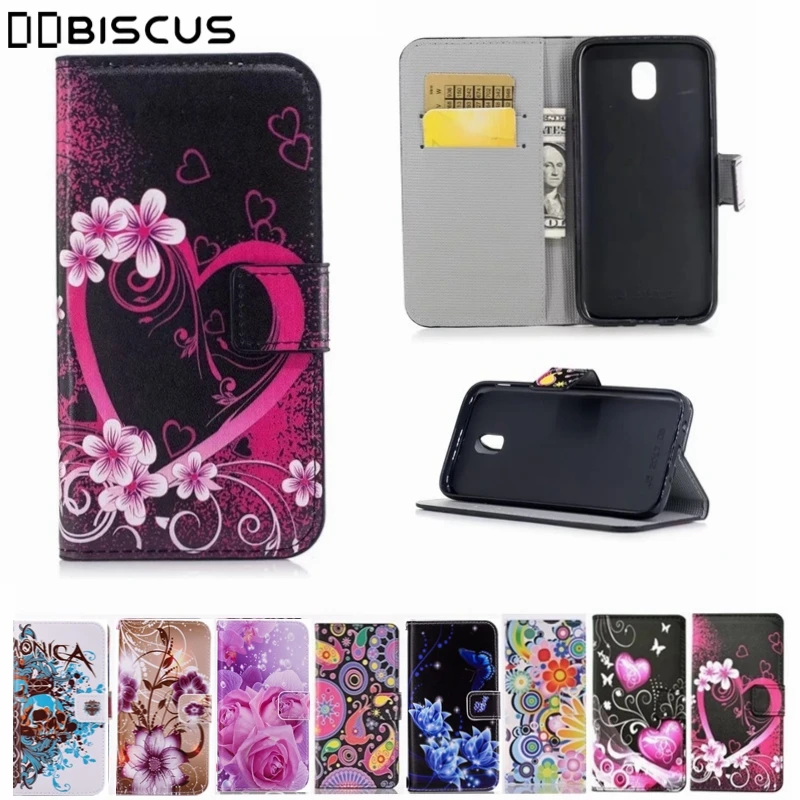 Ретро Кожаный флип-Бумажник Мягкий ТПУ силиконовый чехол для samsung Galaxy J7 Pro J 7 SM-J730F SM-J730F/DS SM-J730FM J730F