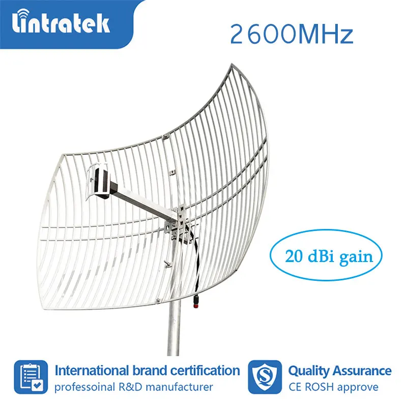 20dBi Gain Strong Grid Antenna 2600 Mhz External