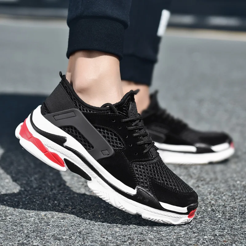 

2018 new Summer Breathable Mesh Shoes For Men Adult Walking Casual Quality Soft Footwear Male Shoes 5