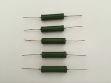 Resistor sem fôlego 10 w 0.1r do fio de 5 pces rx21-resistor liso da dissipação de calor do fio de 10 k ohm