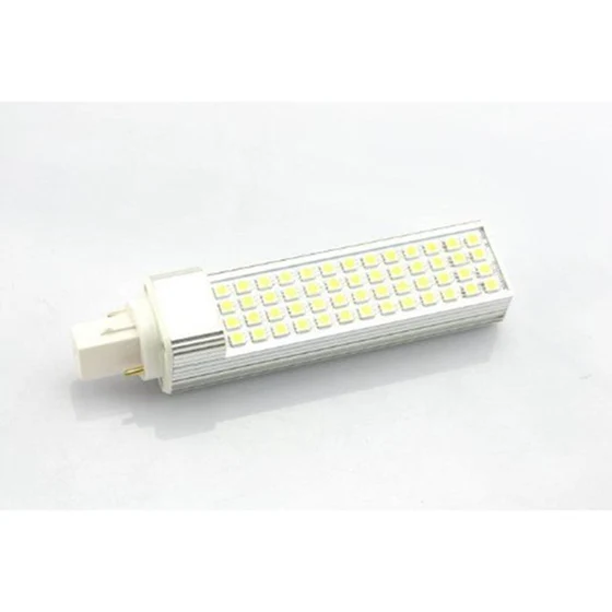 AC110V-220V G24 5050 SMD 52 светодиодный холодный белый 11 Вт лампа