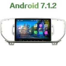 1024*600 9” Android 7.1.2 Quad core 2GB RAM 16GB ROM Car Multimedia system Radio touch screen For Kia Sportage 2010 2011 2012