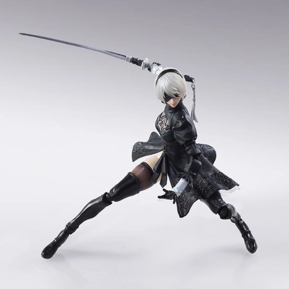 Экшн фигурка Tronzo 15 см 2B Nier Automata ПВХ номер 2 Тип B механическая спасательная