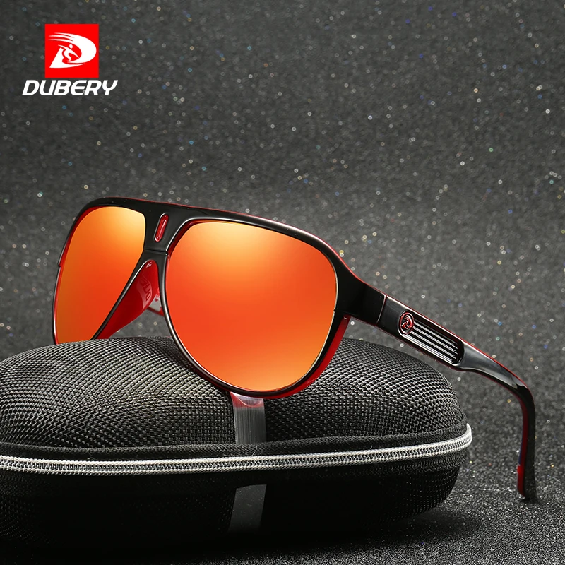DUBERY Brand Design Polarized Sunglasses Men's Driving Shades Male Sun