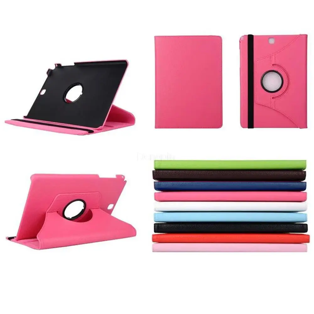 PU Leather Rotating Flip Stand Tablet Cover Case for Samsung Galaxy Tab A 9.7 9.7'' Inch Free Shipping | Компьютеры и офис