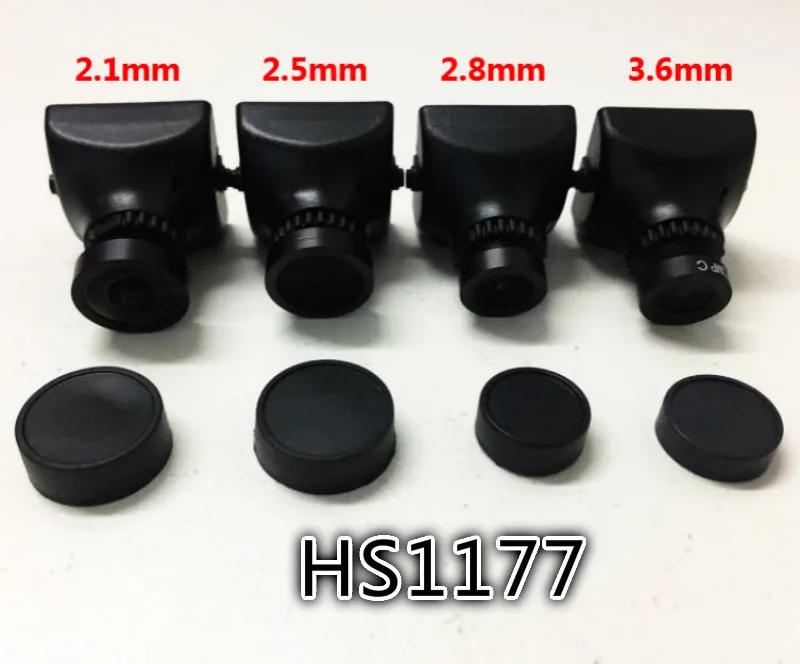 

Fpv Camera HS1177 PAL/NTSC Camera Sony CCD 600TVL OSD 2.1 2.5 2.8 3.6mm Lens Orange For FPV Racing Drone
