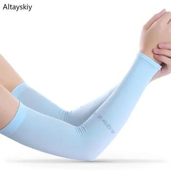 

Arm Warmers Women Breathable Solid Daily Ladies Girls Elegant 2020 Chic Elasticity Womens Sleeve Simple All-match Trendy Leisure