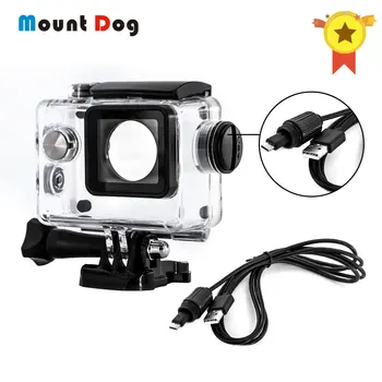 

2019 Diving 30M Waterproof Housing Case Charger Shell With USB Cable for Sj7000 WiFi SJ4000 EKEN H9 4k Action Camera Accessories